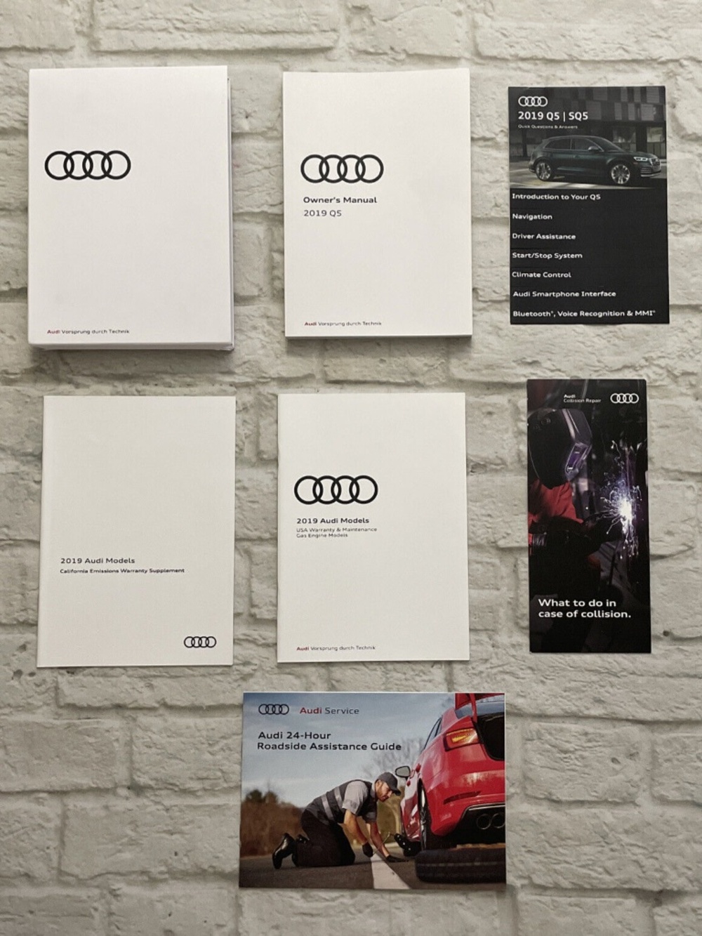 2019 Audi Q5 SQ5 Owners Manual 3.0L 2.0L